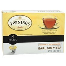 Twinings Earl Grey Decaf Tea Keurig K-Cups, 72 Count