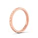 Enso Rings Stackable Pyramid Silicone Wedding Ring – Hypoallergenic Unisex Stackable Wedding Band – Comfortable Minimalist Band – 2.5mm Wide, .8mm Thick Peach. Size: 4