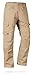 LA Police Gear Men's Basic Operator Pant, Elastic Waistband Uniform Cargo Pant with Blousing Strings, Durable EDC Tac Pants - Khaki - 34 x 30