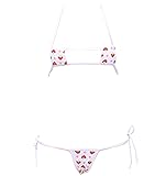 SINGUYUN Sexy Strawberry Lingerie Micro Bikini