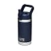 YETI Rambler Jr. 12 oz Kids Bottle w/Straw Cap, Navy