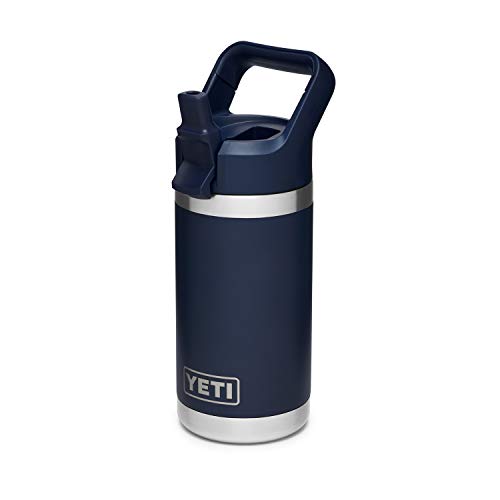 YETI Rambler Jr. 12 oz Kids Bottle w/Straw Cap, Navy