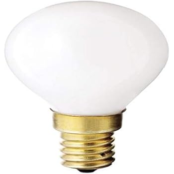 Satco S3398 130V E14 Euro Base 40-Watt G14 Light Bulb, Gloss White