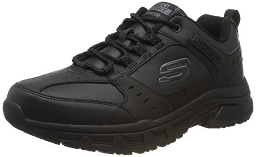 Oak Canyon Redwick Uomo Formatori, Black Leather Synthetic Textile Black Trim, 42 EU