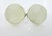 Summerfield Collection Silver-tone Faux Druzy Stone Stud Earrings 12mm (Clear)