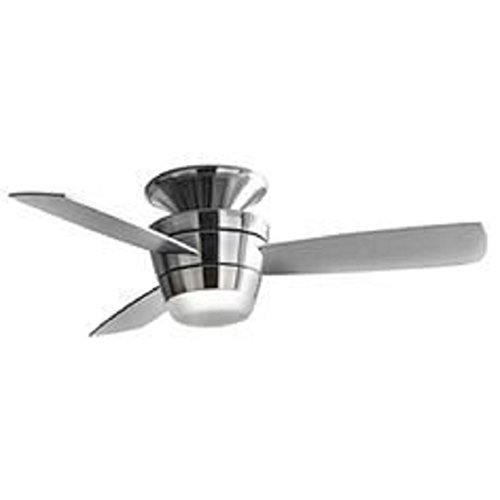 Harbor Breeze Mazon 44 In Brushed Nickel Flush Mount Indoor