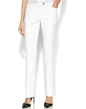 True Women’s Petite Straight-Leg Dress Pants White 8P
