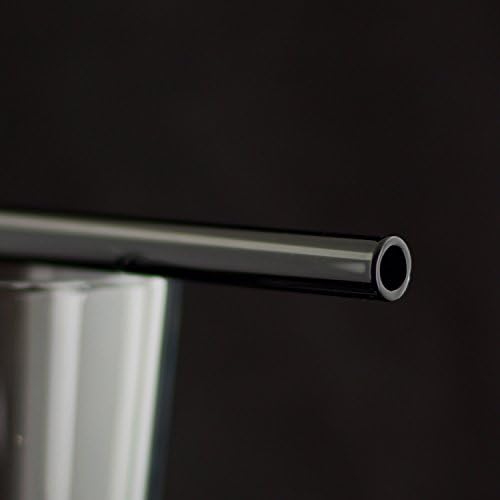 Glass Smoothie Straw in Black, #518-20; 573