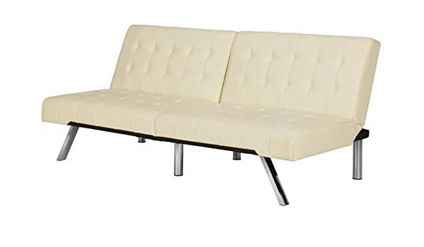 Amazon Com Faux Leather Futon Sofa Bed Convertible Sofa Bed