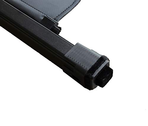 TMB Motorsports Retractable Cargo Cover for 2014 to Present Nissan Rogue or Xtrail Black