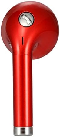 DIKEWANG Newest Chic Mini Bluetooth 4.1 Wireless Headset Earbud Headphone Earphone for iPhone 7 6 6s (Red)