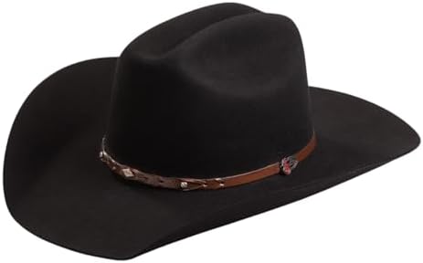 Twister Men's Dallas 2X Wool Cowboy Hat Black 7 5/8 at Amazon