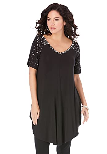 Roaman's Women's Plus Size Swing Ultra Femme Tunic