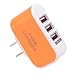 Evelove 3-Port USB Wall Home Travel AC Charger Adapter for Phone US Plu Wall Chargers