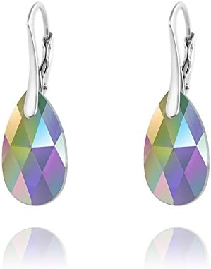 MEILYS Mini Pearl Silver Earrings with Swarovski Crystal