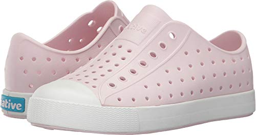 Native Kids Shoes Girl's Jefferson (Little Kid) Milk Pink/Shell White 4 Big Kid