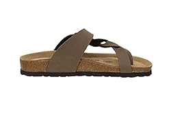 CUSHIONAIRE Women's Libby Cork footbed Sandal with