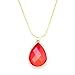 12Pcs Teardrops Crystal Pendants, Crystal Glass Stone Pendants Charms for Necklace Jewelry Making