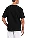 WonderWink Men's Raglan Solid 5 Pocket Scrub Top, Black, Large