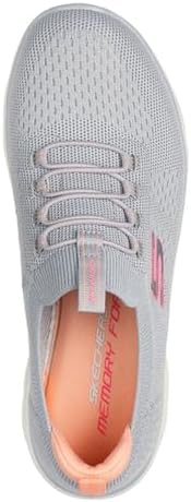 Principais Ténis Femininos Summits para Jogadoras, Cinzento de Malha / Rosa & Acabamento Coral, 39 EU