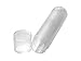 DIY Natural Products Empty Lip Balm Container Tubes, Clear (Pack of 50)