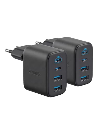 Anker Zolo 50W USB C Ladegerät, 4-Port Netzteil mit 2 USB-C und 2 USB-A