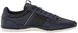 Lacoste Mens Chaymon Sneakers, Navy/Black, 9.5