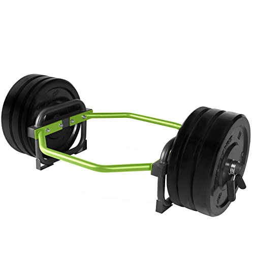 CAPHAUS Olympic Hex Bar, Hex Trap Weightlifting Bar, 2Inch Shrug Bar