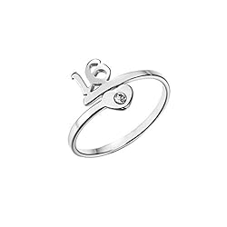 RUXIANG Customize Year Age Cute Ring for Women Girl
