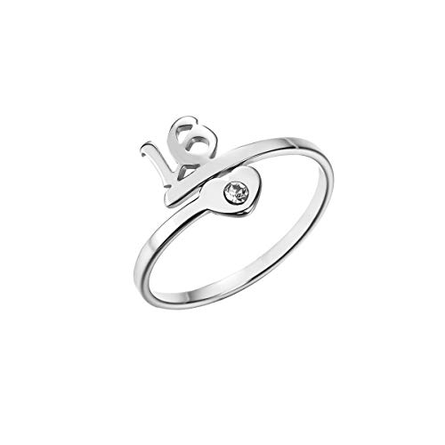 RUXIANG Customize Year Age Cute Ring for Women Girl