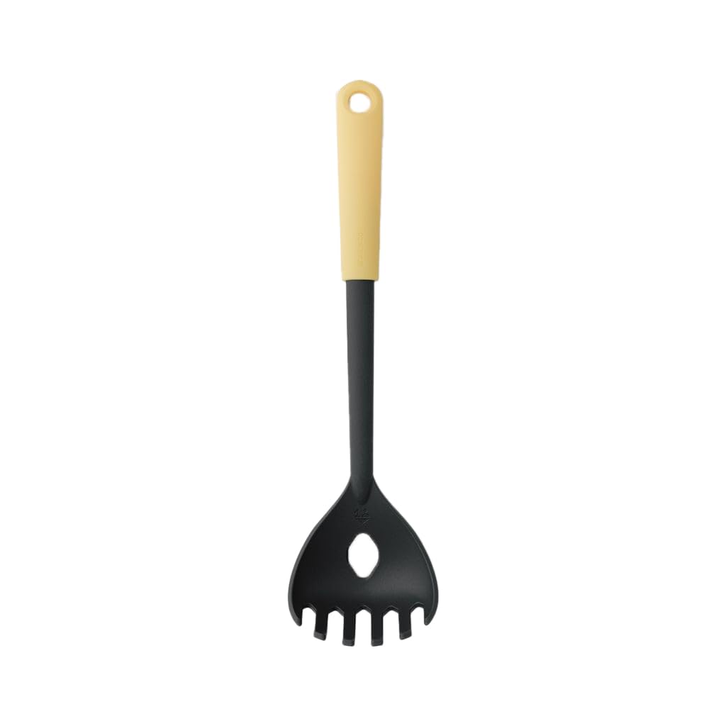 Brabantia 122705 Tasty+ Spaghetti Spoon Plus Measure Tool, Vanilla Yellow