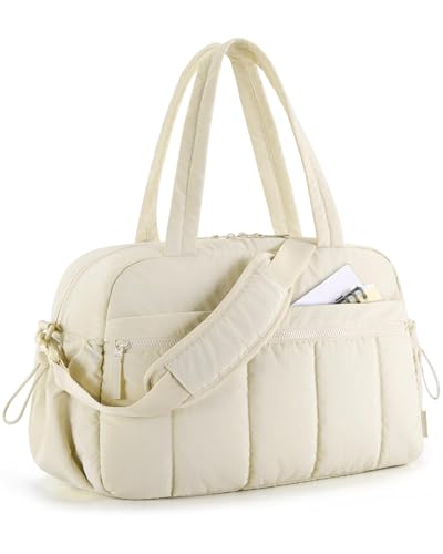 Gym Bag for Women, Lightweight Travel Duffel Bag with Wet Pocket, Water-Resistant Carry On Weekender Sports Bags