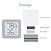 MiaoMiaoCe Digital Hygrometer Thermometer Indoor, Humidity Monitor with Temperature Gauge Humidity Meter, E-Ink Screen Multifunctional Hygrometer for Baby, Kids, Home, Car, Office, etc.
