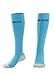 MDSOX Graduated Compression Socks for Men & Women 20-30 mmHg (Light Blue, XL) Best Stockings for Nurses, Travel, Running, Maternity Pregnancy, Varicose Veins, Medical, Blood Circulation, Leg Recovery