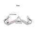 TERNENCE Men's Virginity Lock Belt Male Chastity Cock Cage Anti-Off Ring F003 (Cage Two Dowel pins Distance: 38mm / 1.50 Inches)