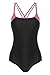 Avidlove One Piece Swimsuit Womens Splice Dual Crossback Athletic Bathing Suit S-XXL