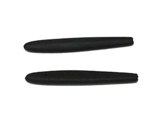 Black Rubber Replacement Temple Tips for Parole or