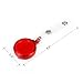 Mcupper-Lot 50 pcs Plastic ID Badge chest card Holder Reel Retractable Key Clip Wholesale Price 9 Colors