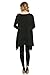 Frumos Womens Tunic Tops for Leggings Round Neck Top Black 2X-Large
