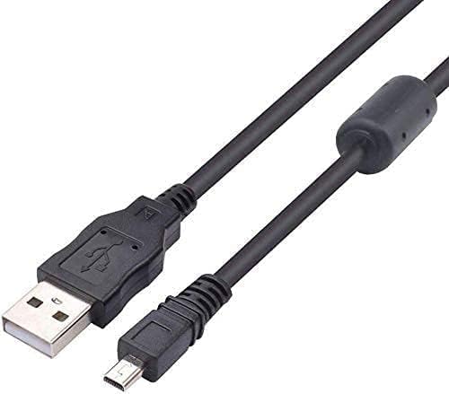 Aiivioll UC-E6 USB Data Cable Replacement Camera UC-E16 UC-E17 8 Pin Transfer Cord Compatible with Nikon Digital Camera SLR DSLR D750 D5300 D7200 D3200 Coolpix L340 L32 P520 and More (1m/Black)