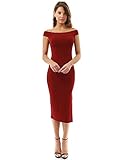 PattyBoutik Women's Off Shoulder Sleeveless Split Dress
