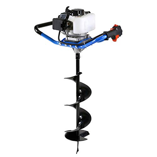 Landworks Earth Auger Power Head Heavy Duty 3HP 52cc 2 Stroke Gas Engine w/Steel 8"x30" Bit w/Fishtail One Man Post Hole Digger for Planting, Earth Burrowing/Drilling & Fences EPA/CARB Compliant Landworks Earth Auger Power Head Heavy Duty 3HP 52cc 2 Stroke Gas Engine w/Steel 8"x30" Bit w/Fishtail One Man Post Hole Digger for Planting, Earth Burrowing/Drilling & Fences EPA/CARB Compliant