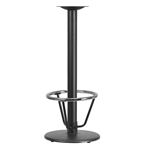 Flash Furniture 18'' Round Restaurant Table Base with 3'' Dia. Bar Height Column and Foot Ring