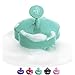 Hair Scalp Massager Shampoo Brush | Sumi Eco Silicone Scalp Care Comb with Soft Bristles | Tourmaline contained | Multiple Colors (1. Mint)