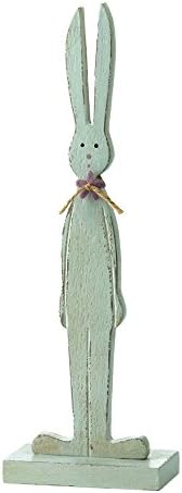 AEwholesale Home Decoration Wooden Easter Bunny Rabbit - 10.6 inches