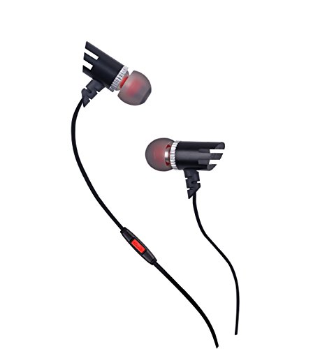 Heavy Bass 3.5mm Stereo Earbuds/Headset for Microsoft Surface Pro 4/Pro 3/Lumia 950 XL/ 950/ 550/ 640/640 XL/535/540 Dual/ 430/640 XL/535/540 Dual/ 430/532/435 (Silver) - w/Mic + Stylus