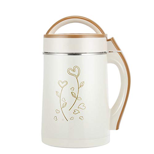 Mryishao Home Fruit Juicer2l Soymilk Machine Household Soyabean Milk Maker Stainless Steel Filter-Free Heating Soy Beans Milk Juicer Grain Grinding