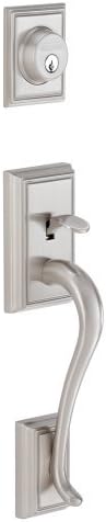 Schlage F58 ADD 619 Addison Exterior Handleset with Deadbolt, Satin Nickel (Exterior Half Only) by Schlage Lock Company