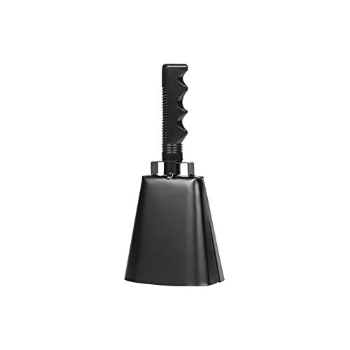 YELAIYEHAO 10 Inch Steel Cowbell with Handle Cheering Bell for Sports Events Large Solid School Bells & Chimes Percussion Musical Instruments Call Bell - Thumbnail 5