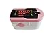 Concord Fingertip Pulse Oximeter with Reversible Display - Blood Oxygen Saturation Monitor with Carrying Case, Batteries and Lanyard - Easy to Use, Accurate SpO2 & Pulse Measurement (Pink)